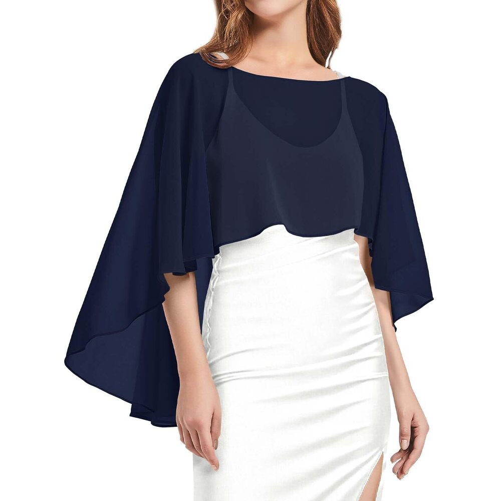 formal dress shawls Сhісgаl | Accessories | 269 Womens Capelets And Wraps For Evening Chiffon Capes Wedding FABRIC:Stretch